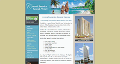 Desktop Screenshot of centralamericasecondhomes.com
